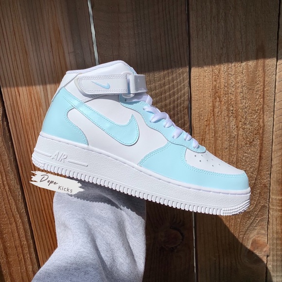 Blue Air Force 1 Mids - Picture 1 of 2